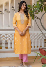 Load image into Gallery viewer, Yellow Silk Long Tunic
