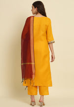 Load image into Gallery viewer, Yellow Silk Readymade Pakistani Suit
