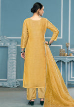 Load image into Gallery viewer, Yellow Viscose Pakistani Suit
