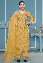 Load image into Gallery viewer, Yellow Viscose Pakistani Suit
