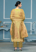 Load image into Gallery viewer, Yellow Viscose Pant Style Suit
