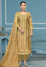 Load image into Gallery viewer, Yellow Viscose Pant Style Suit
