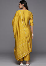 Load image into Gallery viewer, Yellow Viscose Readymade Pakistani Suit
