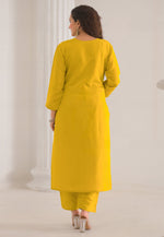 Load image into Gallery viewer, Yellow Viscose Readymade Pakistani Suit

